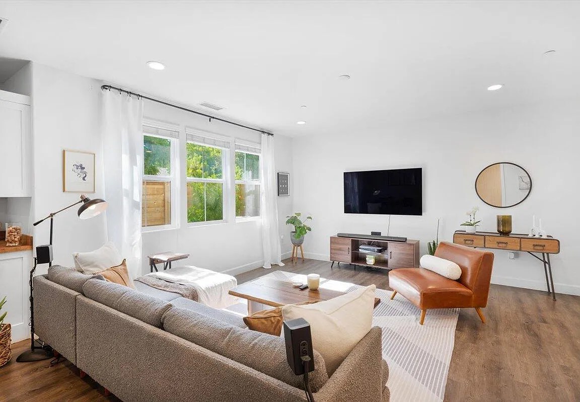 Sold condo living room Buellton CA — bright modern interior hardwood floors — Ursula Santana Realtor BHHS CA DRE #01965452