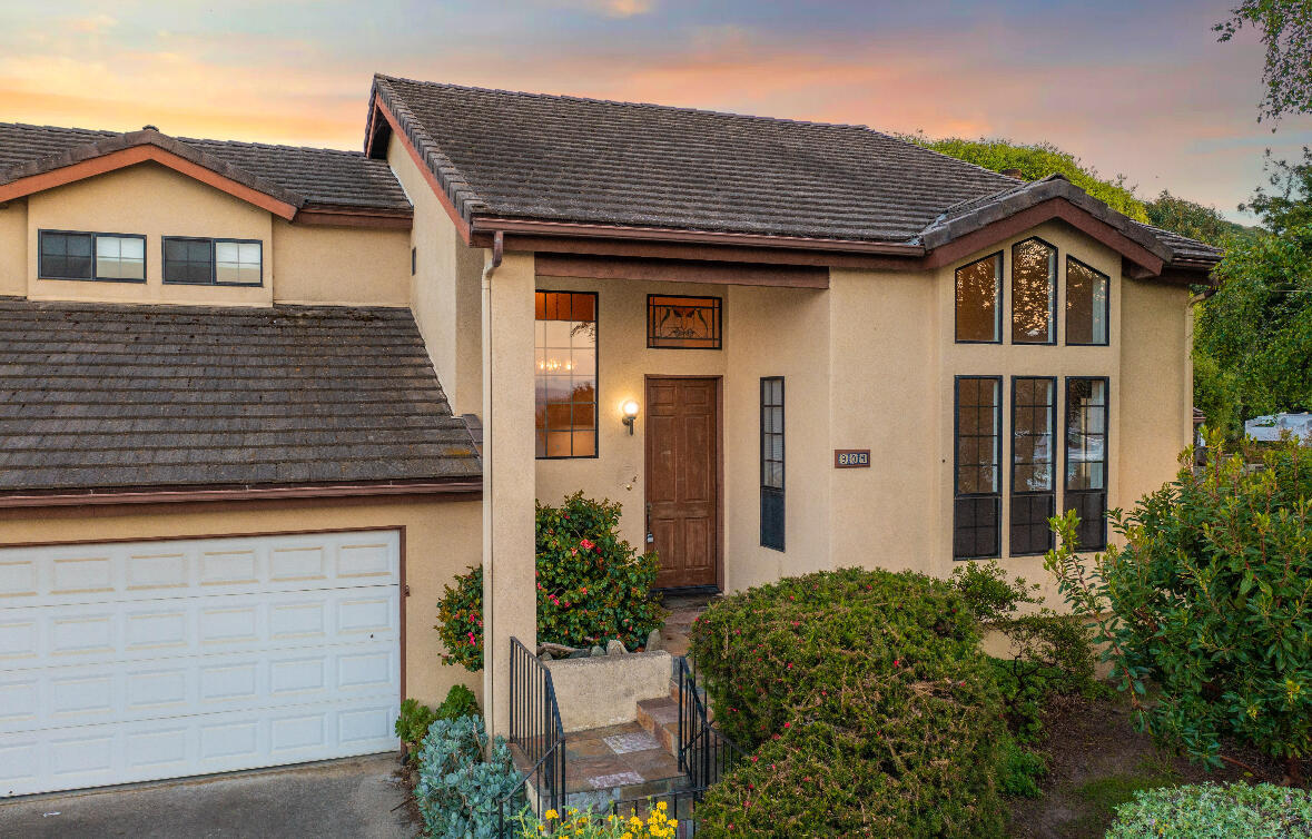 Recently sold home in Santa Barbara County CA at sunset — Ursula Santana top-rated Realtor BHHS CA DRE #01965452